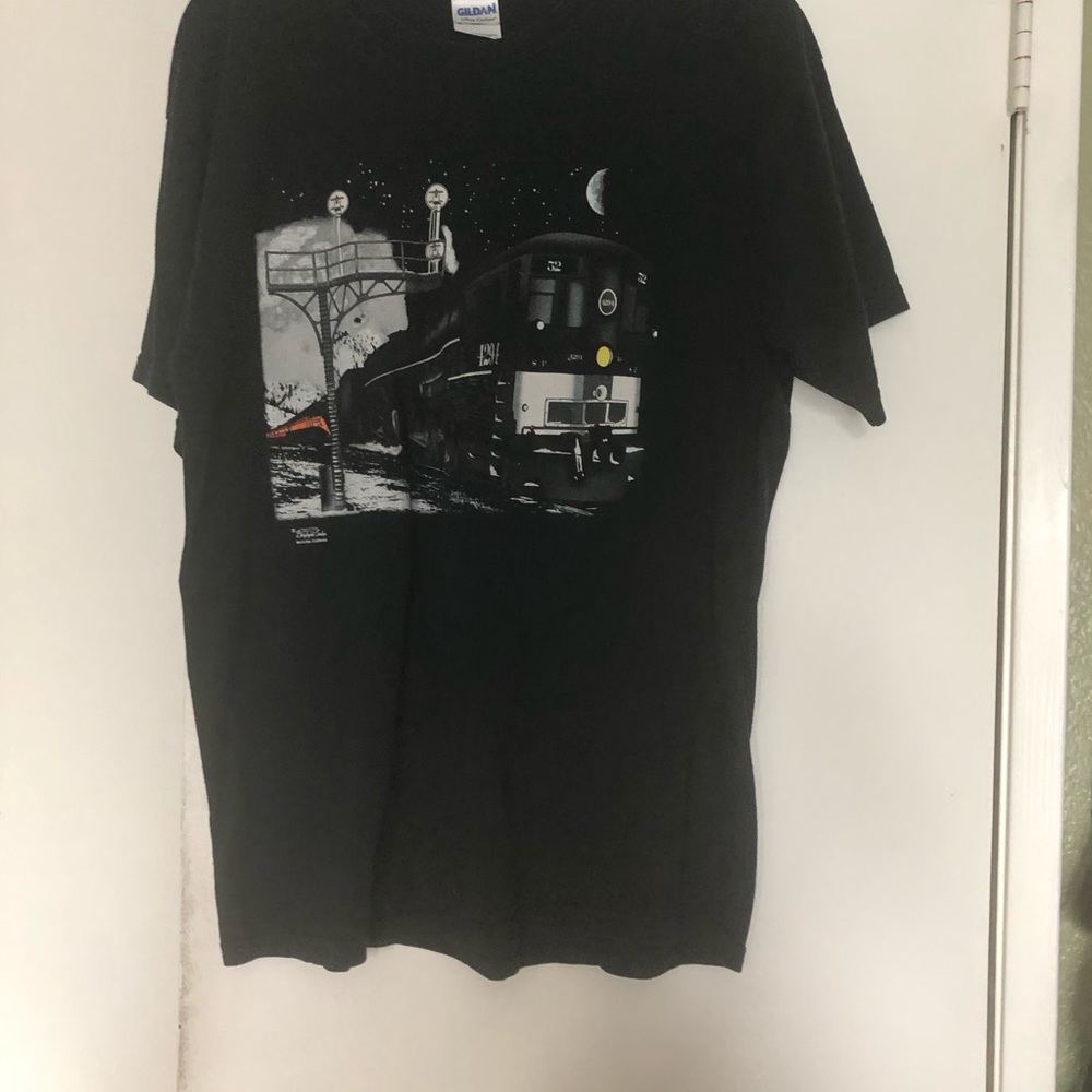 Men’s train shirt  large wore one time!!